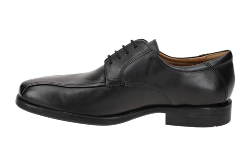 Geox Herren U Federico Y Derby, Schwarz, 43 EU – Ansicht 5