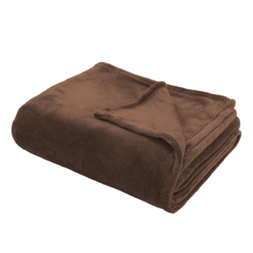 Couverture polaire lavable et chaude 150x109 cm double face - 2