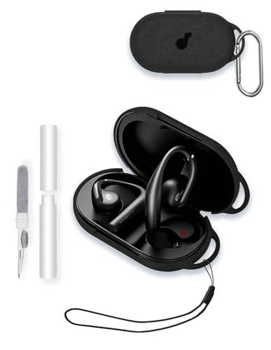 Anker Soundcore V20i�p�P�[�X�A�\�t�g�V���R���ی�|�[�^�u���X�N���b�`�ϏՌ��N���[�i�[�L�b�g&�J���r�i&�X�g���b�v�t���A�u���b�N