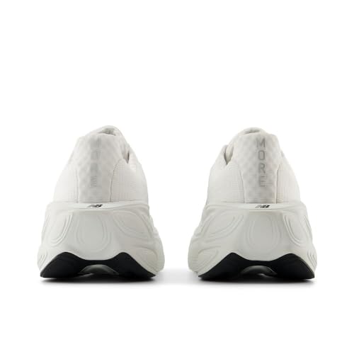 New Balance New Balance Men's Fresh Foam X More V5 Running Shoe, White/Reflection/Silver Metallic, 12 M