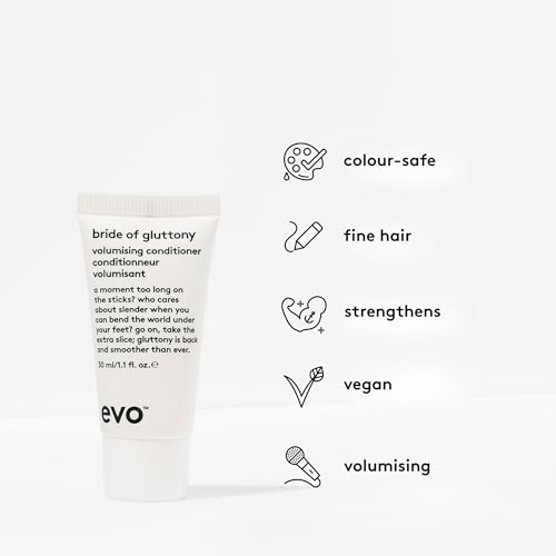EVO Bride of Gluttony Volumizing Conditioner - Protects Hair Colour - Reduces Frizz and Tones Hair Colour
