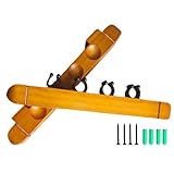 Matériau de haute qualité : construit avec un bon matériau en bois, le Pool Cue Rack présente une construction solide pour une utilisation à long terme. Le Wood Club Stand offre une solution d'organisation sûre et fiable, conçue pour résister à une utilisation intensive sans risque de rupture ou de dommage.