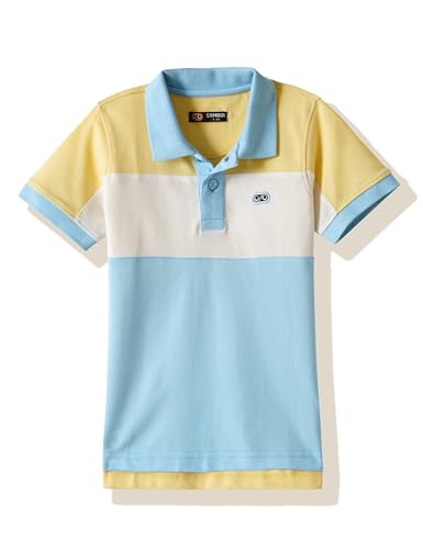 Image of Amazon Brand - Symbol Boy's Color Block Regular Fit Polo Shirt