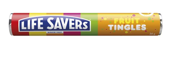 Lifesavers Fruit Tingles Candy Rolls, 34g, Pack de 6 miniatura 1