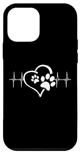 Dog Mom Cute Dog Paw Print Heart Black �X�}�z�P�[�X iPhone 12 mini �p