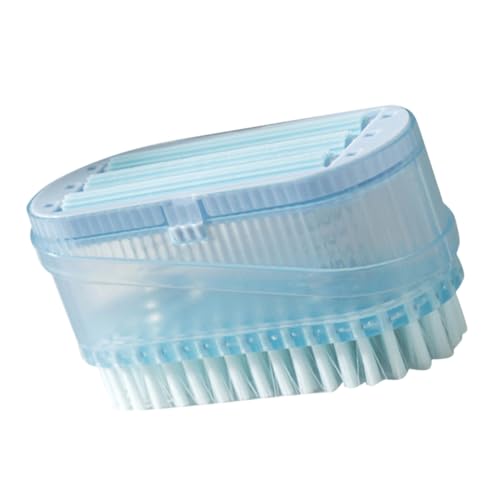 Garneck Home Soap Container with Brush Dual-Sided Foaming Soap Dispenser for Laundry Stylish and Practical for Kitchen and Bathroom Cleaning