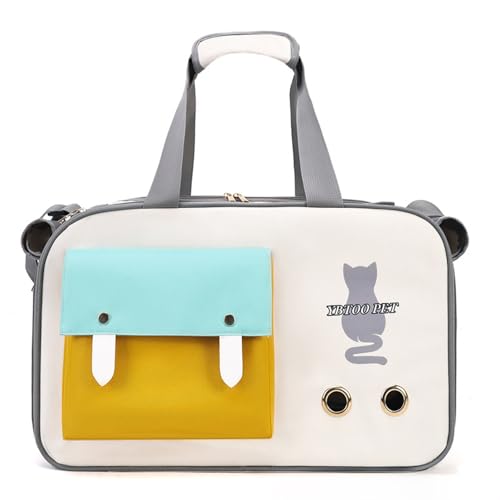 Cat Carrier Bag Cat Carrying Case Pet Dog Carrier for Large Cats or Dogs within 14 lb Collapsible Travel Pet Carrier Great for Trips & Vet Appointments