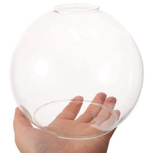 Abat-jour en verre double ouverture E27 pour optimiser la luminosité