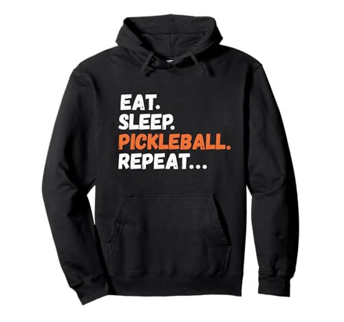 Repetir Pickleball Eat Sleep Sudadera con Capucha
