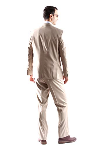 Men's 2 Button Superior 150s Extra Fine 3 pcs Vested Dress Suits2