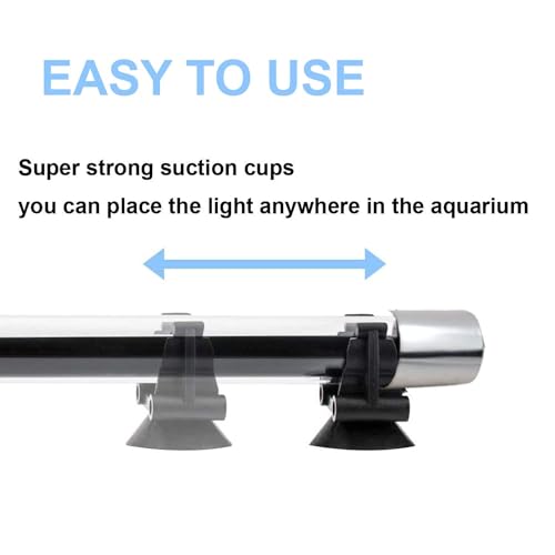 Image of JAINSONS PET PRODUCTS MINJIANG T4-800 Waterproof Submersible LED Aquarium Light, Fish Tank Light, 4 Mode Colour Changing LED, 28 Inch, 14W, Suitable for 3 Feet Tank