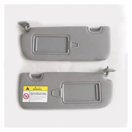 Pare-soleil gris Hyundai Santa Fe 2012-2017 avec miroir de maquillage ix45 gauche et droit en paire