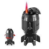 SOMGEM Cool Torch Lighter Butane Refillable, Windproof Jet Flame Lighters with Funny Design for Decoration/Collection, Novelty Gift for Men (Gas not Included)