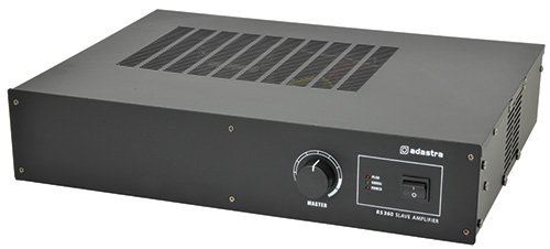 Amp4 – Série RS 100 V Line RS360 Amplificateur esclave 2U 48,3 cm Montage sur support avec visière et LED de signalisation Idéal pour les installations moyennes/grandes 360 WRMS