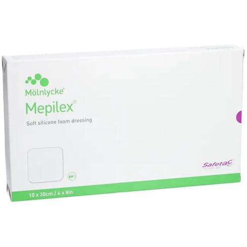 Mepilex, bandaż piankowy z miękkiego silikonu (10 x 20 cm, 5 sztuk)