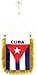 AZ FLAG Gagliardetto Cuba 15x10cm con Ventosa - BANDIERINA per Auto Cubana 10 x 15 cm