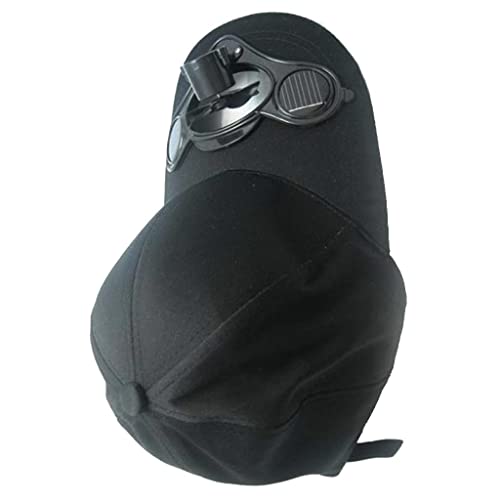 Image of SECRET DESIRE Men Cotton Solar Power Cap Cooling Fan New Outdoor Fishing Camping Golf Baseball, Black, Free Size