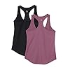 icyzone Sporttanktop voor dames, sport- en yogabanktop, sportschool, fitness, functioneel shirt, set van 2