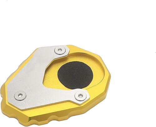 Pied de béquille de moto CNC or pour BMW R1200GS R1250GS avec plaque élargie