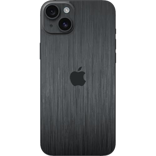 Funda vinilo Razer Piel para iPhone 15 Plus en acabado metal negro texturizado
