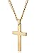 Jstyle Jewelry Mens Cross Necklace for Men Women Stainless Steel Pendant 24 Inch
