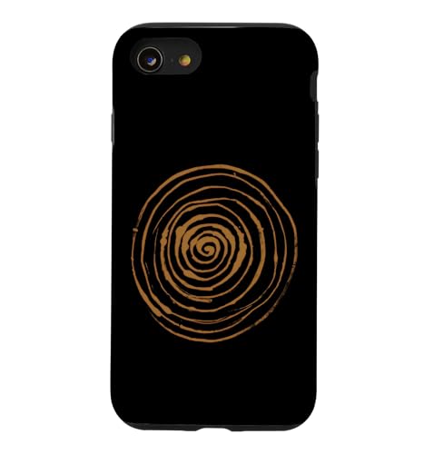 Grunge Spiral Abstract Nature Vintage y2k Earthy Bleach �X�}�z�P�[�X iPhone SE (2020) / 7 / 8 �p