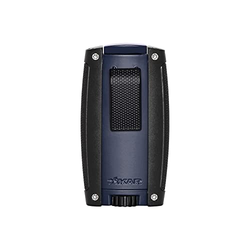 Encendedor Xikar Turismo doble llama jet azul miniatura 1