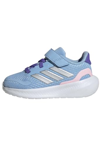 Adidas Unisex Kinder RUNFALCON 5 Shoes Infants, Glow Blue/Silver...