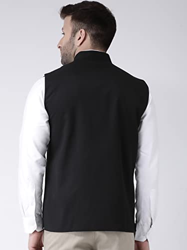 Image of hangup Nehru Jacket Black Nehru 44