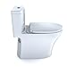 TOTO MS646124CEMFG#01 AQUIA IV 1PC UH Toilet WSHLT + W/SEAT 1.28GPF/0.8GPF, Cotton White