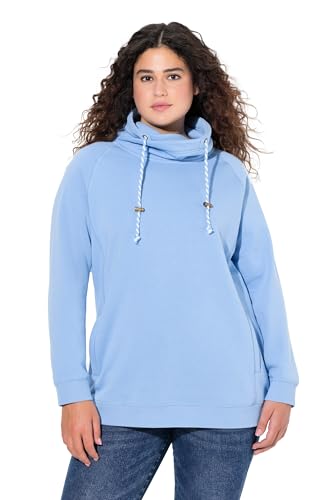 Ulla Popken Hasta la Talla 66, Sudadera con Cuello alzado,