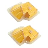 HURI 2pcs Air Filters for Stihl MS270 MS270C MS280 MS280C Chainsaw 1133 120 1604