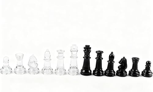 Set de Ajedrez de Cristal Elegante 13.8 Pulgadas miniatura 7
