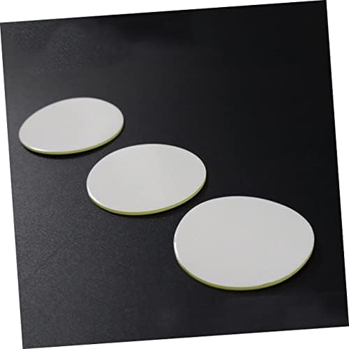 NUOBESTY 20 adet yuvarlak şeffaf çift taraflı yapışkan bant, 30 mm, akrilik yapıştırıcı, kendinden yapışkanlı, evrensel, el işleri, araba, düğün için - Görsel 2