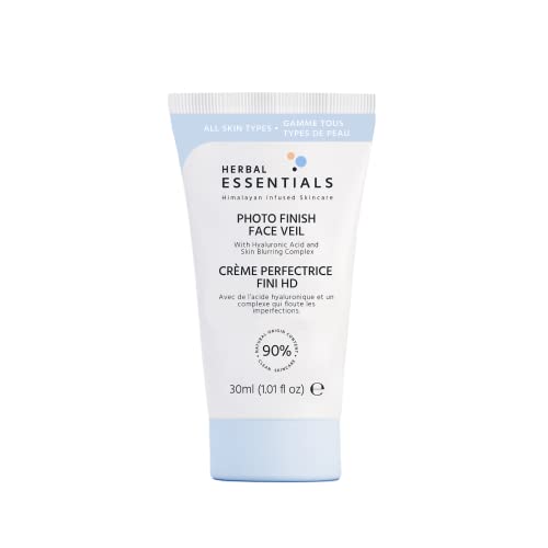Photo Finish Face Veil Makeup Primer | Hydrate & Blur Imperfections For Flawless Skin | Cruelty Free | 90% Natural Ingredients | Herbal Essential | Hyaluronic Acid & Vitamin E | 30Ml | Made In Uk #TOP2