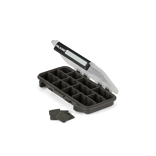 Image of Plano StowAway 3500 Stow Tackle Box, with Corrosion-Preventive Rustricor, Single Latch Design, Transparent DuraView Lid, Stackable Storage for Fishing Bait, Lures and Gear
