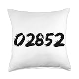 02852 zip design for Rhode Islander men and women in brush lettering. No need for anyone to ask, where you from? Represent your area with this homage to 02852 R.I. neighborhood design. North Kingstown 02852 makes a great gift idea for birthday, Mothe...