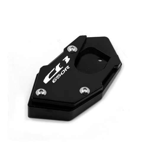 Plaque agrandissement béquille moto CBR650R alu CNC haute stabilité