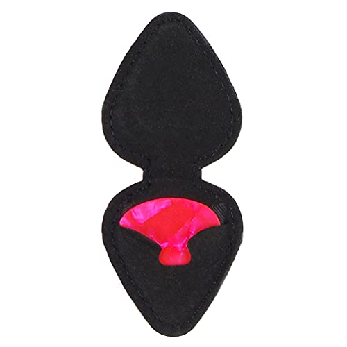 RPH-5 Étui de rangement magnétique en cuir pour médiators de guitare Noir - Les Beatles, Paul McCartney, John Lennon, RIngo Starr, George Harrison RPH-5 Étui de rangement magnétique en cuir pour médiators de guitare Noir – Image 3