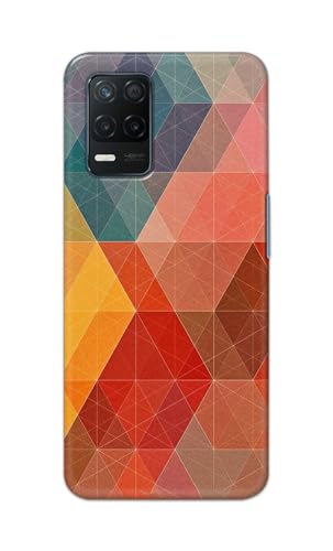 Image of Printed Hard Back Cover Case for Realme 8 5G | Realme 8S 5G Back Cover (Crumpled Design) -1111