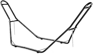 CASART Hammock Stand, Portable Metal Hammock Holder with Chains and S-Hooks, Outdoor Hammock Stand for Garden Patio Travel Camping Picnic, Frame Only