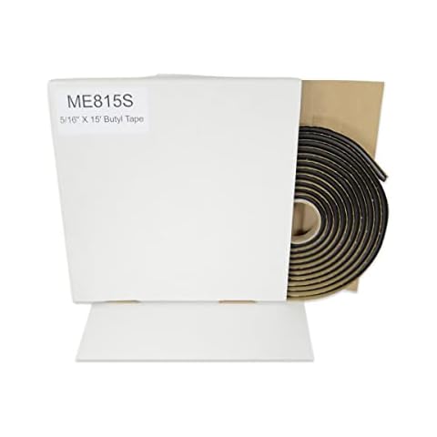 Marcy Butyl Tape ME815S Auto Glass Sealant/Adhesive 15' Roll Soft Seal 5/16" Cover