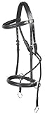PFIFF 102611 Gebisslos-Zaum, schwarz Cob