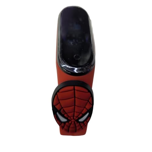 Relógio Digital Infantil Touch Resistente à Água - Homem Aranha - Vermelho