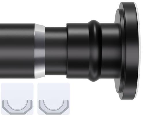 XIQIYY Adjustable Tension Shower Curtain Rod 18-32 Inches