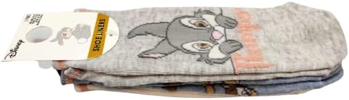 Divas World Bambi Thumper Shoe Liner Socks Pack Of 3 Soft Winter Women Girls 4-8 UK Size Novelty Gift