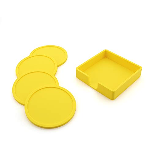 Silicone Coffee Coaster With Stand, Bar Drink Coaster, Non-Slip Heat-Resistant Coaster. #TOP15