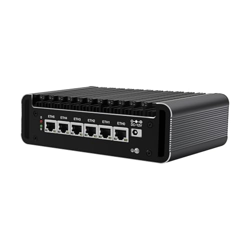 HUNSN Micro Firewall Appliance, Mini PC, Mikrotik, OPNsense, VPN, Router PC, 12 Cores I5 1240P, RJ24, 6 x 2.5GbE I226-V, HDMI, DP, USB3.2, Type-C, TF, 64G RAM, 512G SSD - Image 3