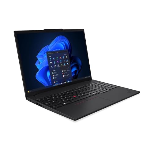 Image of Lenovo ThinkPad T16 Gen 4 Business Laptop, 2025, 16 inch 1920x1200 Touch, Intel-12 Core Ultra 7 265U, 64GB DDR5, 4TB SSD, Win10 Pro, Backlit KB, Wi-Fi 7, BT 5.4, Thunderbolt 4, 5.0MP + IR Camera, Black