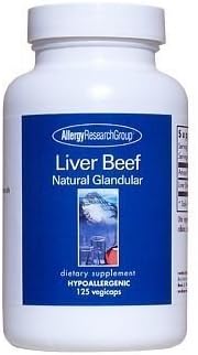 Liver Beef Natural Glandular 125 Veg Caps